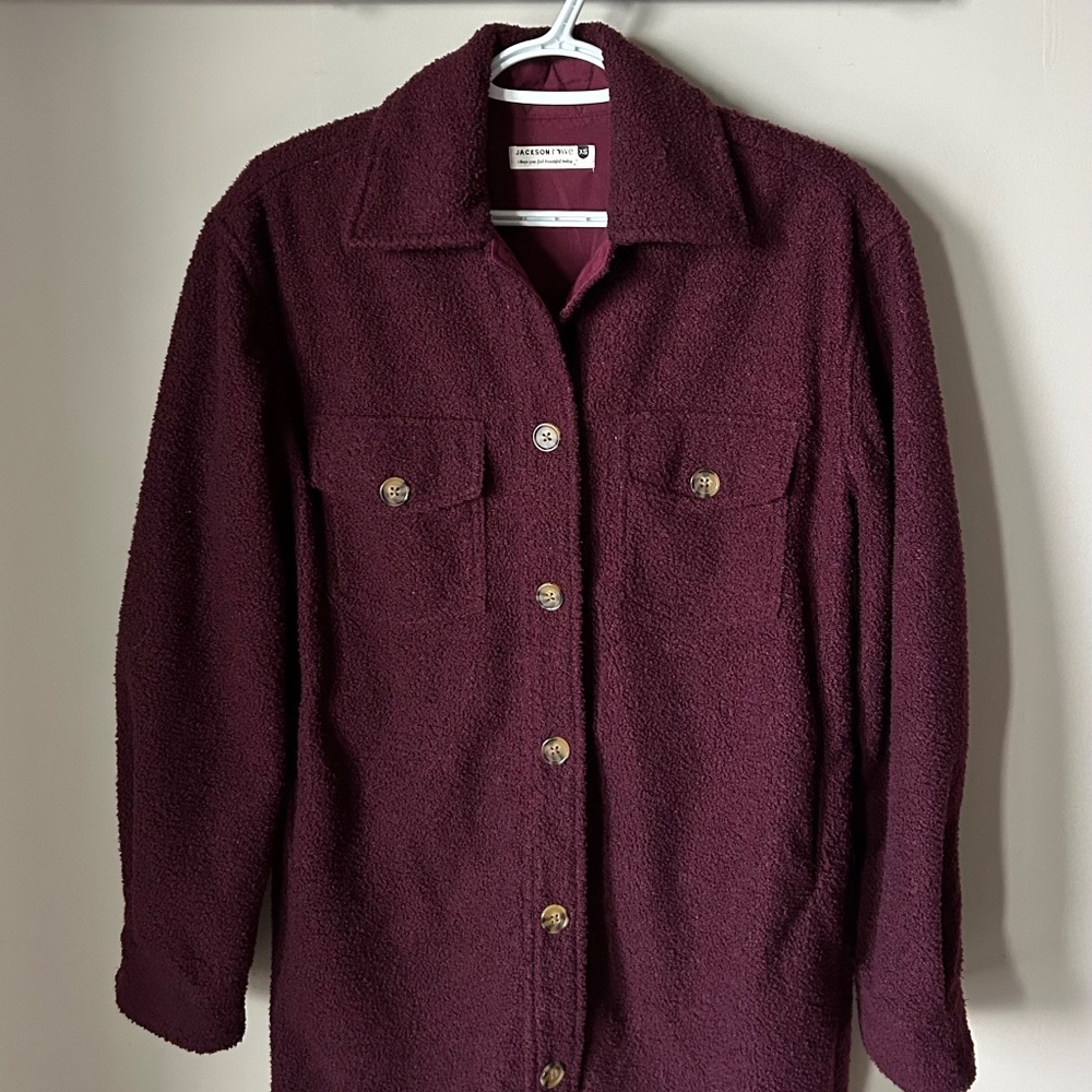 Women's Jackson Rowe Long Shacket w/Pockets- Size Extra Small